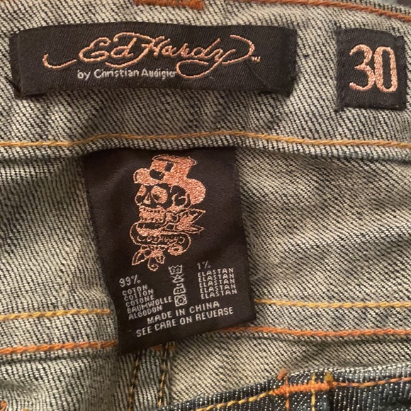 Ed Hardy by Christian Audigier Tiger Head Jeans - Picture 8 of 8